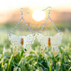 Mother of Pearl Butterfly Earrings