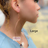 Cowrie Hoops