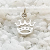 Silver Crown Charm